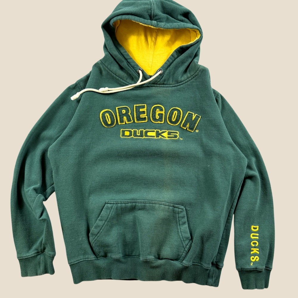 Stadium Athletics Hoodie Women M Green Oregon Ducks NCAA College Gameday Apparel